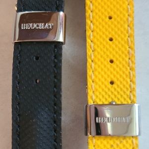 Two Pairs Vintage Beuchat Watch Bands (NEVER USED).